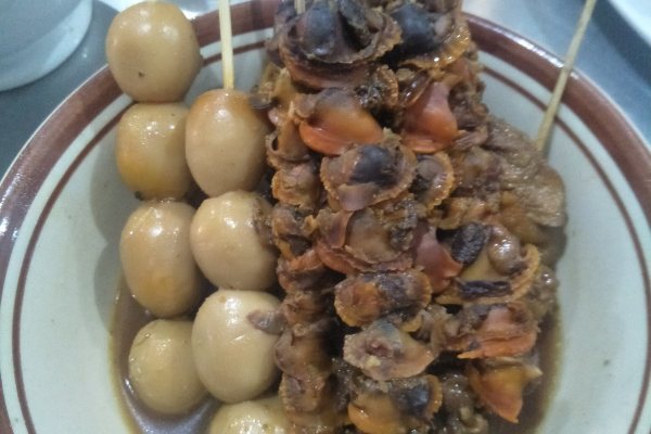 Makanan Pendamping - Sate Telur Puyuh